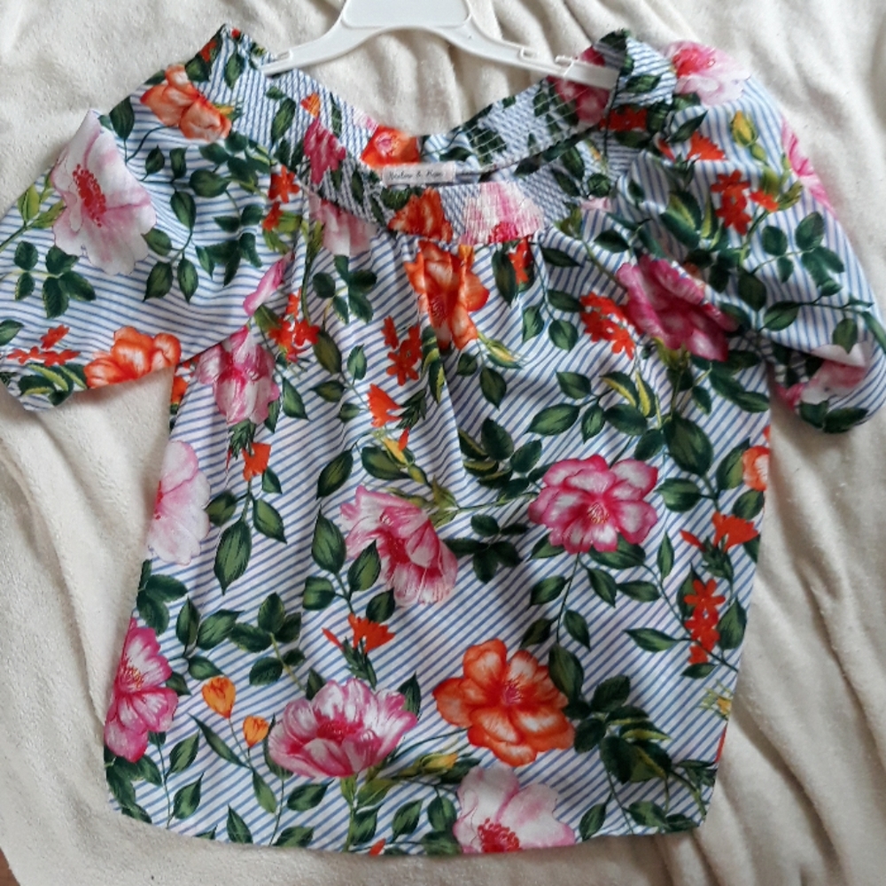 🌸 floral blouse🌺🌸